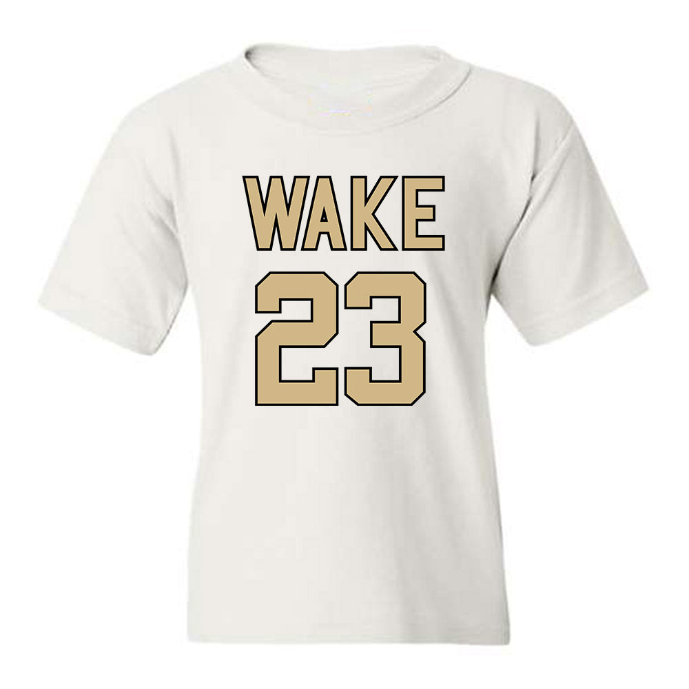 Wake Forest - NCAA Men's Basketball : Hunter Sallis - Youth T-Shirt Classic Shersey