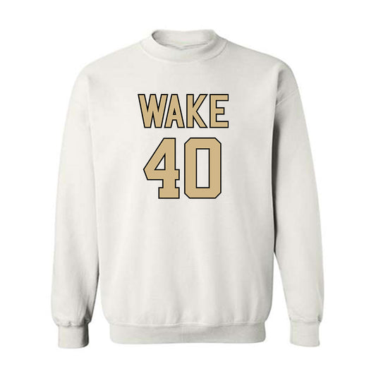 Wake Forest - NCAA Men's Basketball : Rj Kennah - Crewneck Sweatshirt Classic Shersey