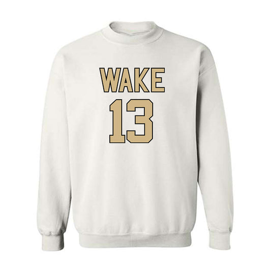 Wake Forest - NCAA Men's Basketball : Aaron Clark - Crewneck Sweatshirt Classic Shersey