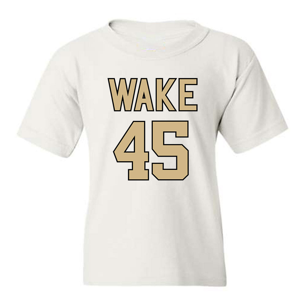 Wake Forest - NCAA Men's Basketball : Vincent Ricchiuti - Youth T-Shirt Classic Shersey