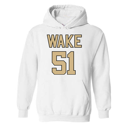 Wake Forest - NCAA Men's Basketball : Kevin Dunn - Hooded Sweatshirt Classic Shersey