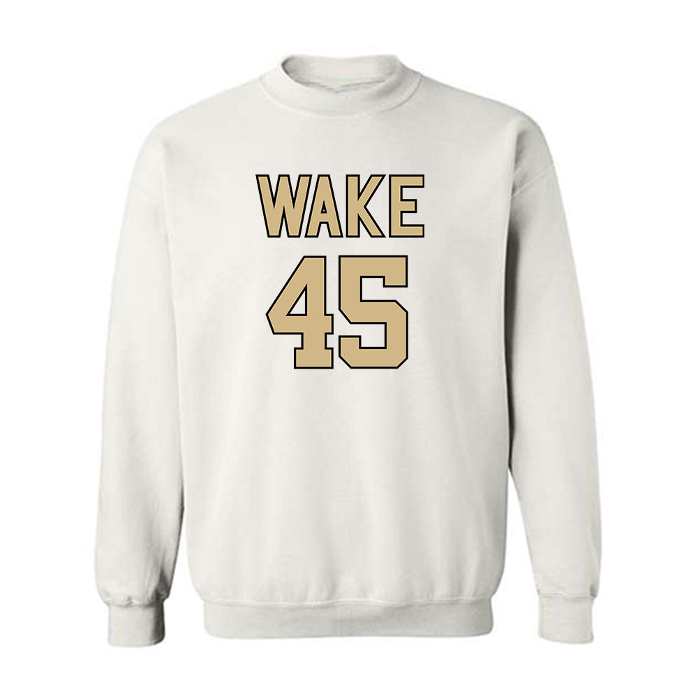 Wake Forest - NCAA Men's Basketball : Vincent Ricchiuti - Crewneck Sweatshirt Classic Shersey