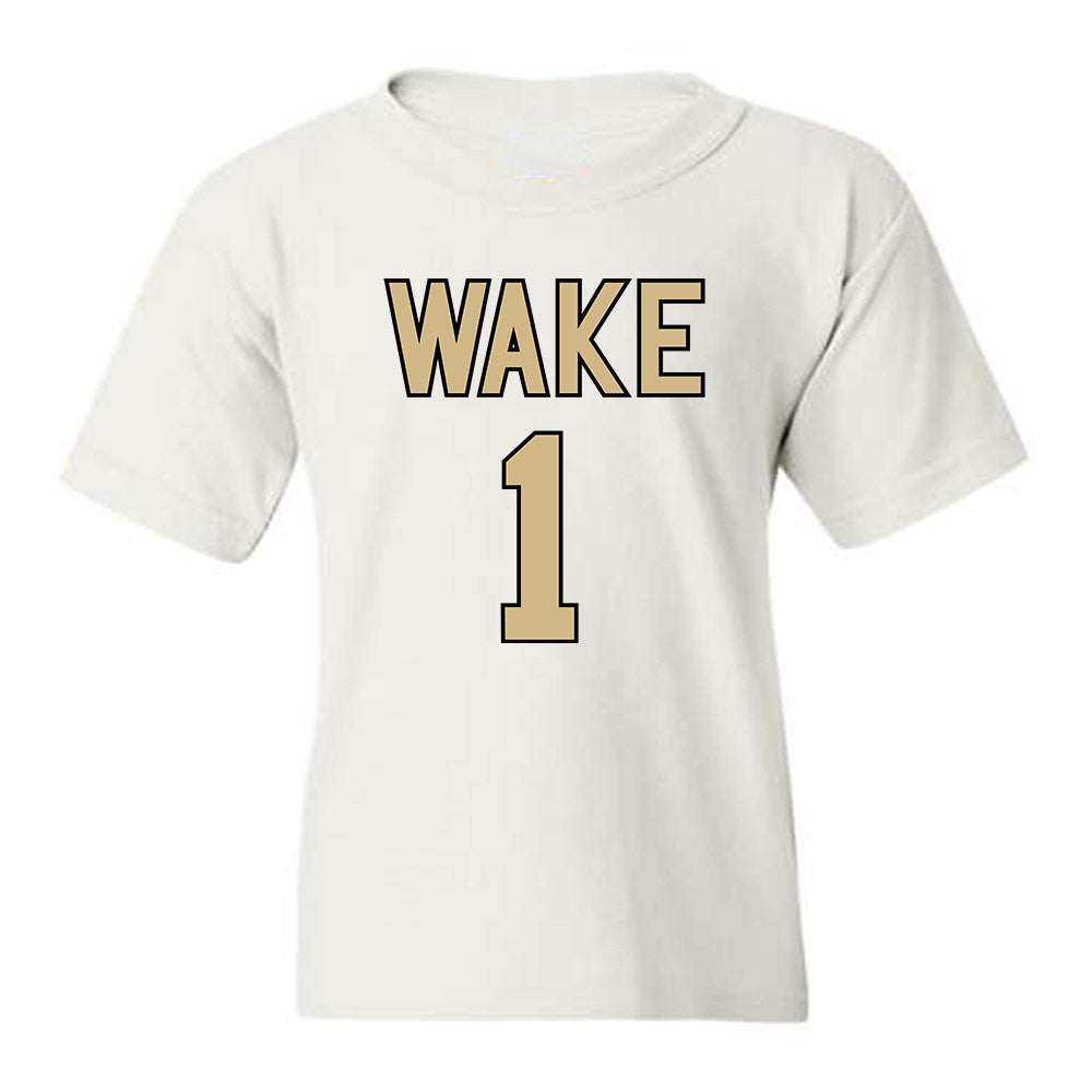 Wake Forest - NCAA Men's Basketball : Marqus Marion - Youth T-Shirt Classic Shersey