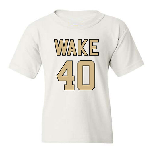 Wake Forest - NCAA Men's Basketball : Rj Kennah - Youth T-Shirt Classic Shersey