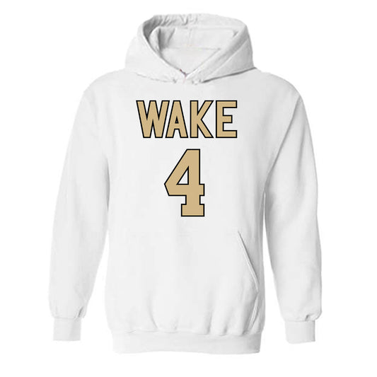Wake Forest - NCAA Men's Basketball : Efton Reid III - Hooded Sweatshirt Classic Shersey