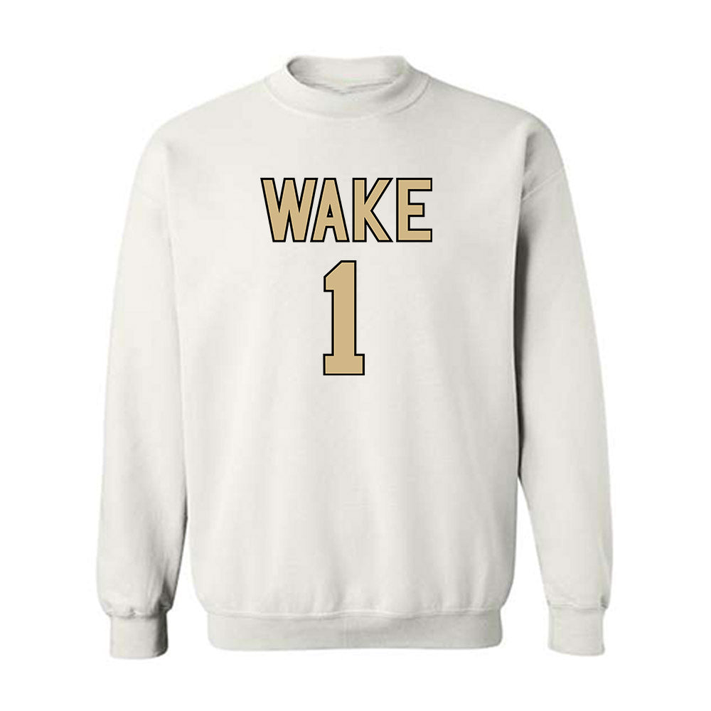 Wake Forest - NCAA Men's Basketball : Marqus Marion - Crewneck Sweatshirt Classic Shersey