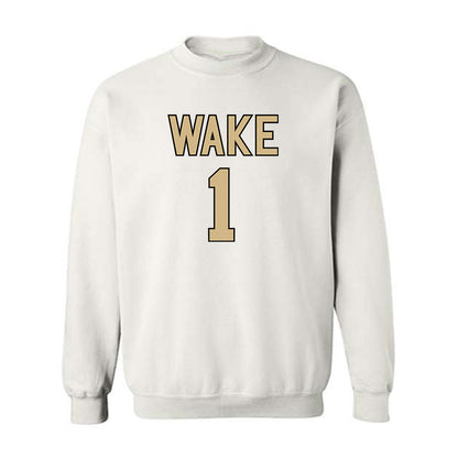 Wake Forest - NCAA Men's Basketball : Marqus Marion - Crewneck Sweatshirt Classic Shersey