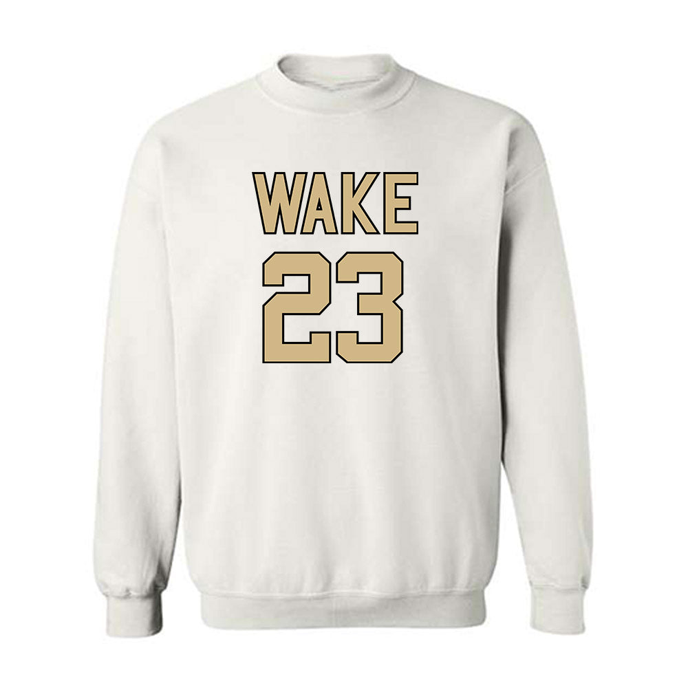 Wake Forest - NCAA Men's Basketball : Hunter Sallis - Crewneck Sweatshirt Classic Shersey