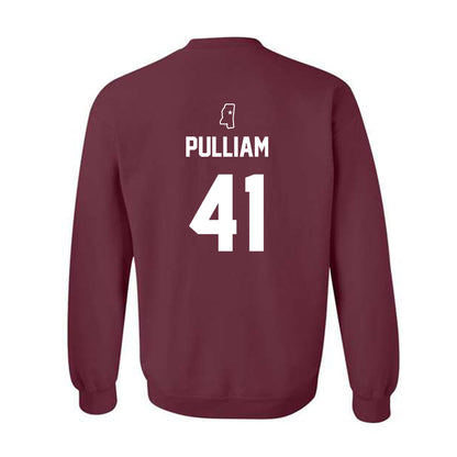 Mississippi State - NCAA Baseball : Ethan Pulliam - Crewneck Sweatshirt Sports Shersey