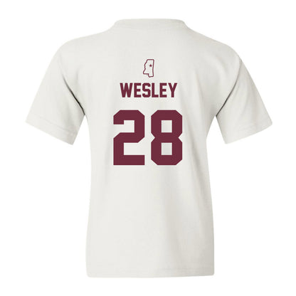 Mississippi State - NCAA Softball : Aspen Wesley - Youth T-Shirt Sports Shersey