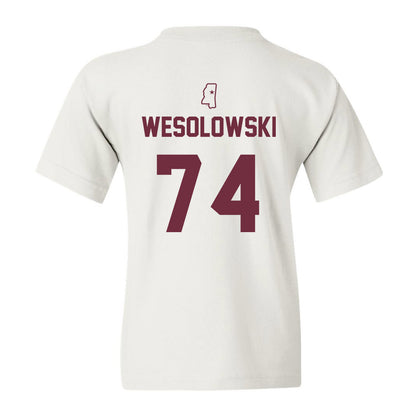 Mississippi State - NCAA Softball : Ella Wesolowski - Youth T-Shirt Sports Shersey