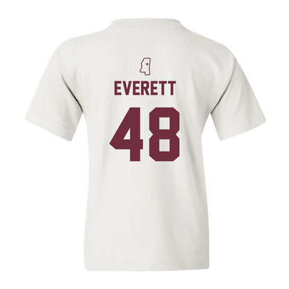 Mississippi State - NCAA Softball : Delainey Everett - Youth T-Shirt Sports Shersey