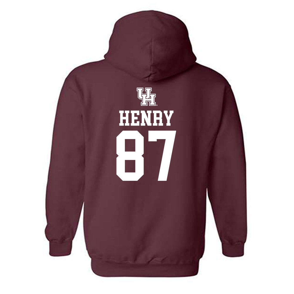 Houston - NCAA Football : Bryan Henry - Hooded Sweatshirt Sports Shersey