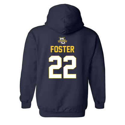 Marquette - NCAA Men's Lacrosse : Will Foster Hooded Sweatshirt