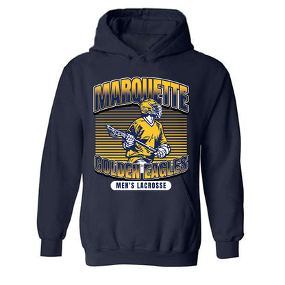 Marquette - NCAA Men's Lacrosse : Billy Rojack Hooded Sweatshirt
