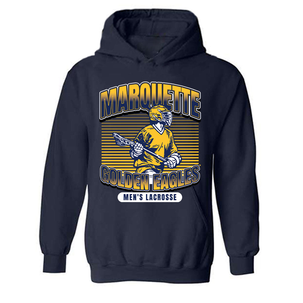 Marquette - NCAA Men's Lacrosse : Charles DiGiacomo Hooded Sweatshirt