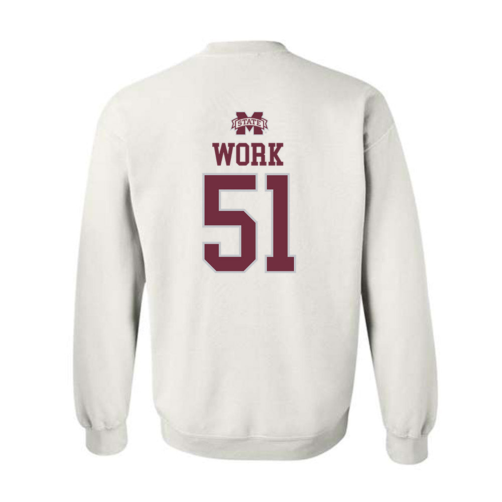 Mississippi State - NCAA Football : Luke Work - Crewneck Sweatshirt Classic Shersey