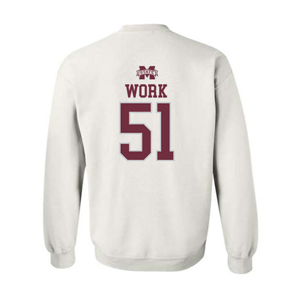 Mississippi State - NCAA Football : Luke Work - Crewneck Sweatshirt Classic Shersey