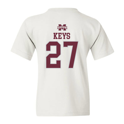 Mississippi State - NCAA Football : Chris Keys - Shersey Youth T-Shirt