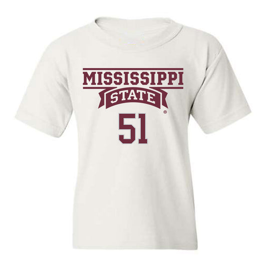 Mississippi State - NCAA Football : Luke Work - Youth T-Shirt Classic Shersey