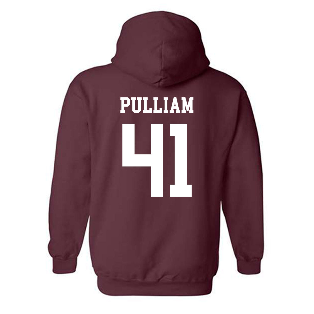 Mississippi State - NCAA Baseball : Ethan Pulliam - Hooded Sweatshirt Classic Shersey