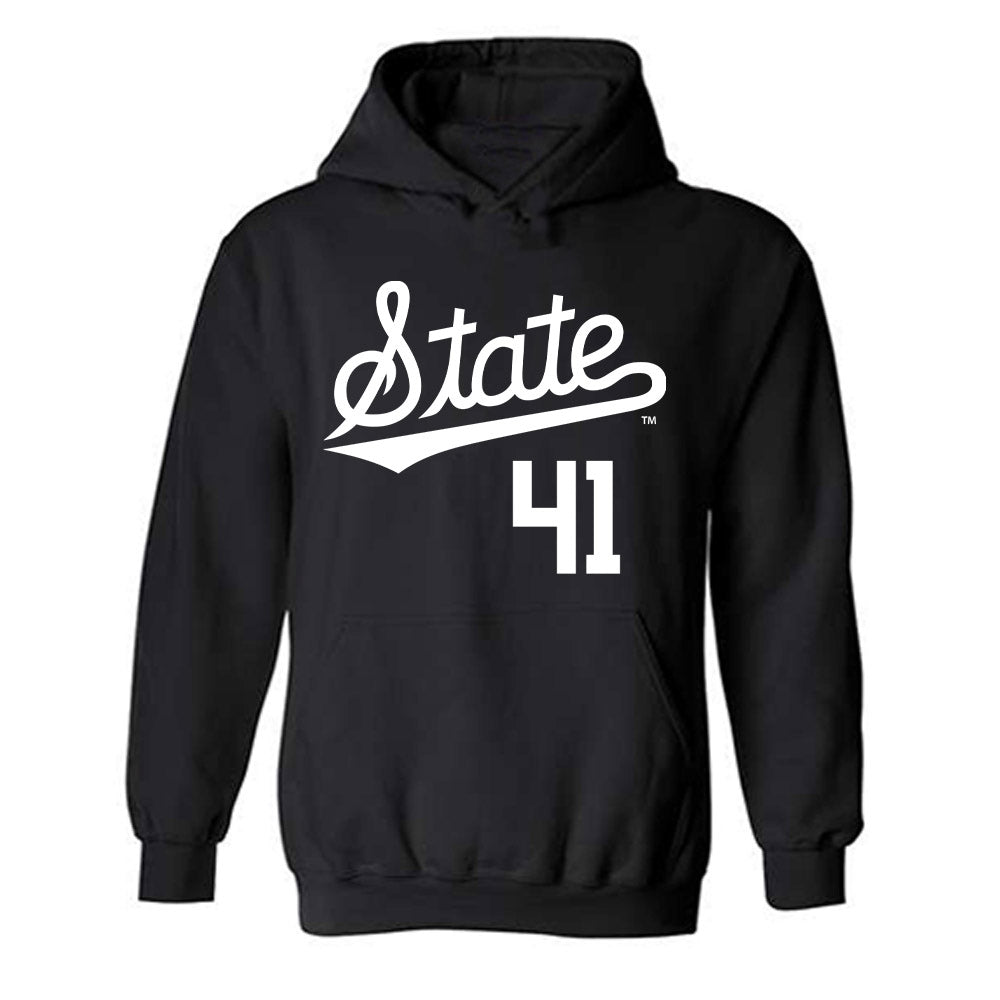 Mississippi State - NCAA Baseball : Ethan Pulliam - Hooded Sweatshirt Classic Shersey