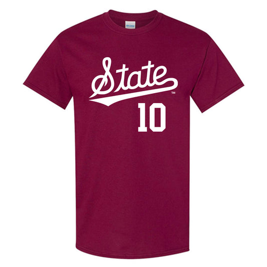 Mississippi State - NCAA Softball : Nadia Barbary - Replica Shersey Short Sleeve T-Shirt