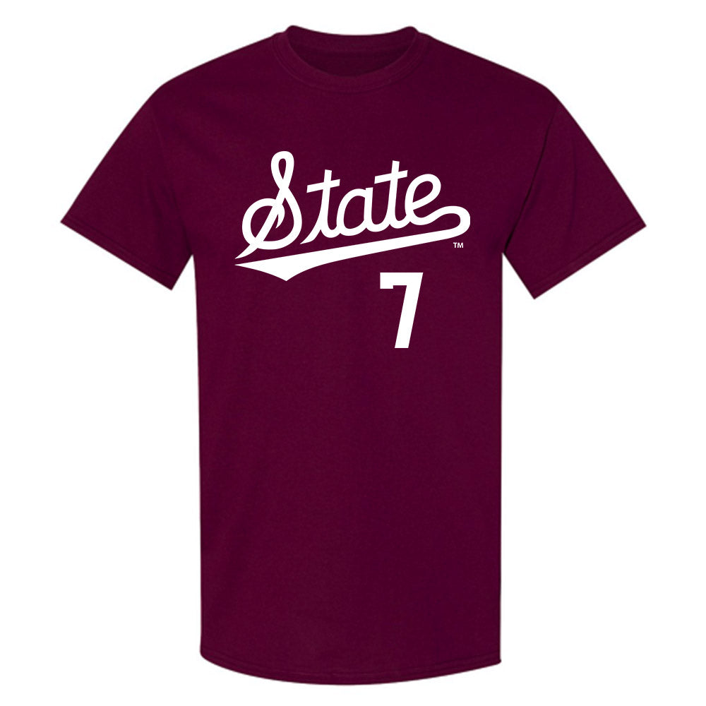 Mississippi State - NCAA Baseball : Connor Hujsak - T-Shirt Classic Shersey