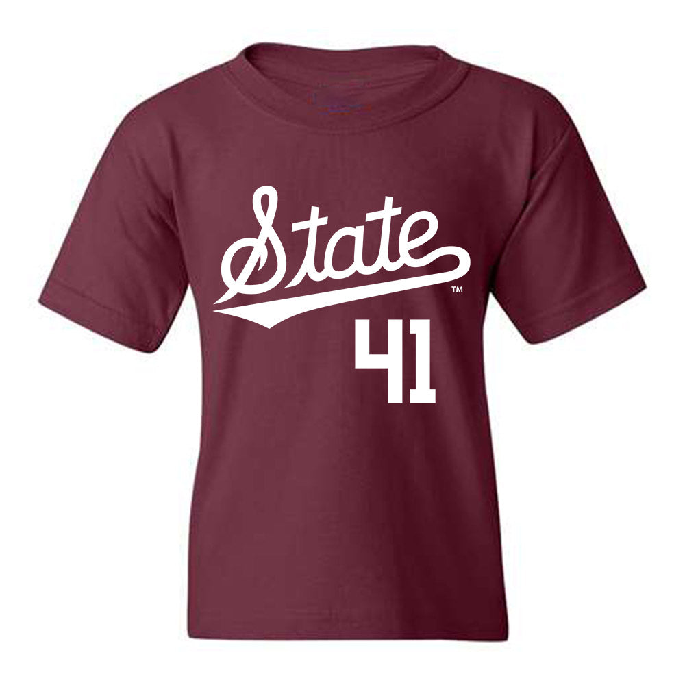 Mississippi State - NCAA Baseball : Ethan Pulliam - Youth T-Shirt Classic Shersey