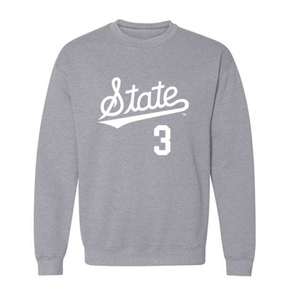 Mississippi State - NCAA Baseball : David Mershon - Crewneck Sweatshirt Classic Shersey