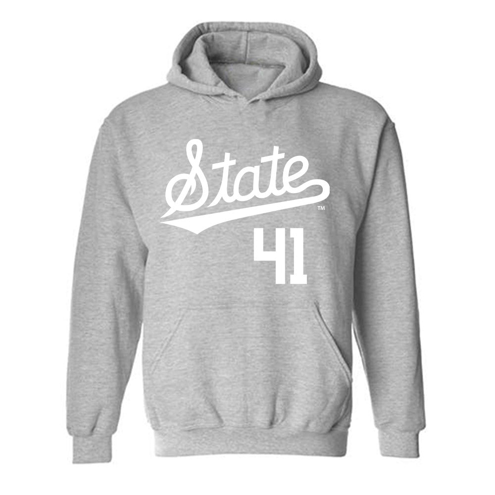 Mississippi State - NCAA Baseball : Ethan Pulliam - Hooded Sweatshirt Classic Shersey