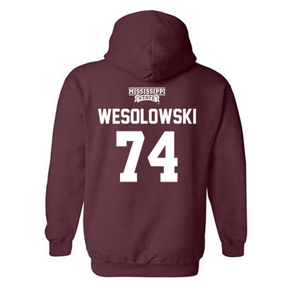 Mississippi State - NCAA Softball : Ella Wesolowski - Hooded Sweatshirt Classic Shersey