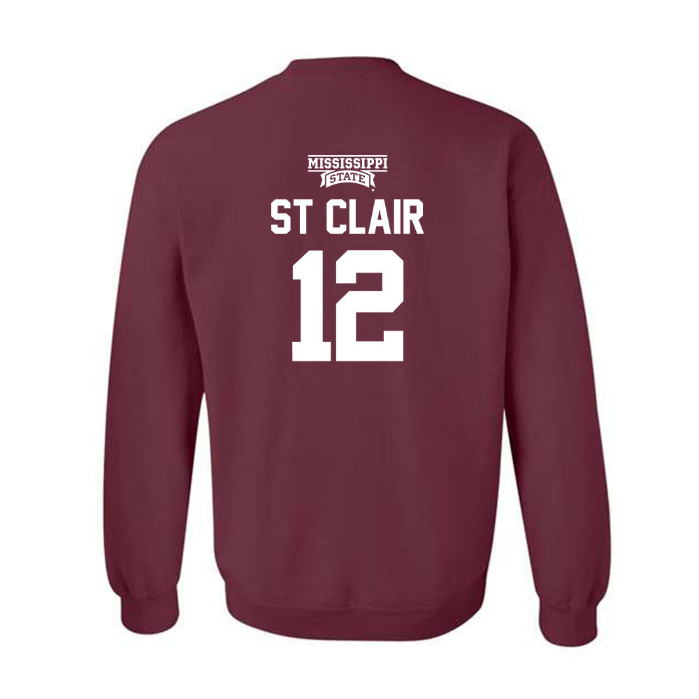 Mississippi State - NCAA Softball : Brylie St Clair - Crewneck Sweatshirt Classic Shersey