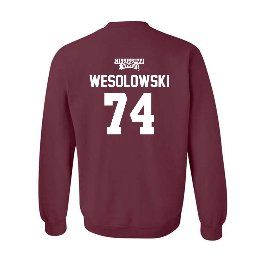 Mississippi State - NCAA Softball : Ella Wesolowski - Crewneck Sweatshirt Classic Shersey