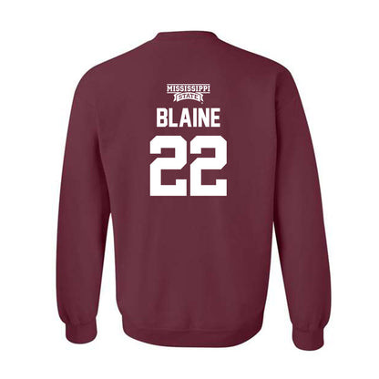 Mississippi State - NCAA Softball : Jessie Blaine - Crewneck Sweatshirt Classic Shersey