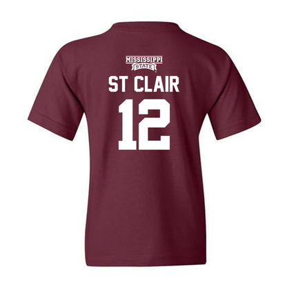 Mississippi State - NCAA Softball : Brylie St Clair - Youth T-Shirt Classic Shersey