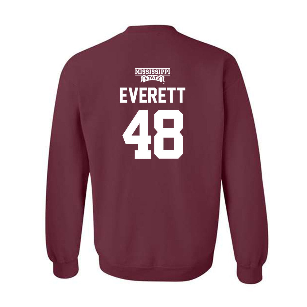 Mississippi State - NCAA Softball : Delainey Everett - Crewneck Sweatshirt Classic Shersey