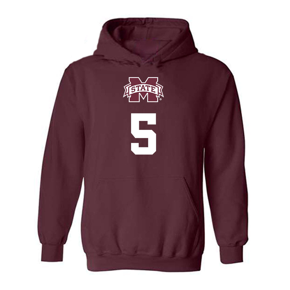 Mississippi State - NCAA Softball : Jadyn Burney - Hooded Sweatshirt Classic Shersey