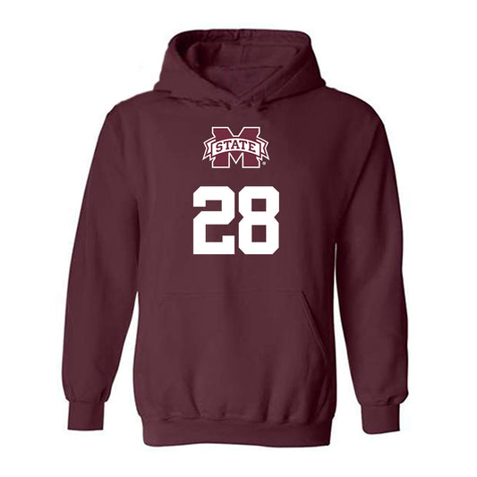 Mississippi State - NCAA Softball : Aspen Wesley - Hooded Sweatshirt Classic Shersey