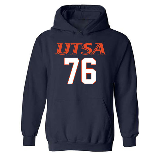 UTSA - NCAA Football : Luke Lapeze Shersey Hooded Sweatshirt