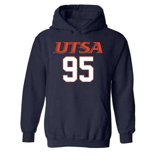 UTSA - NCAA Football : Christian Clayton Shersey Hooded Sweatshirt
