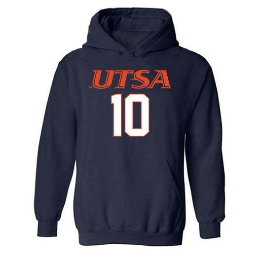 UTSA - NCAA Football : Martavius French - Replica Shersey Hooded Sweatshirt