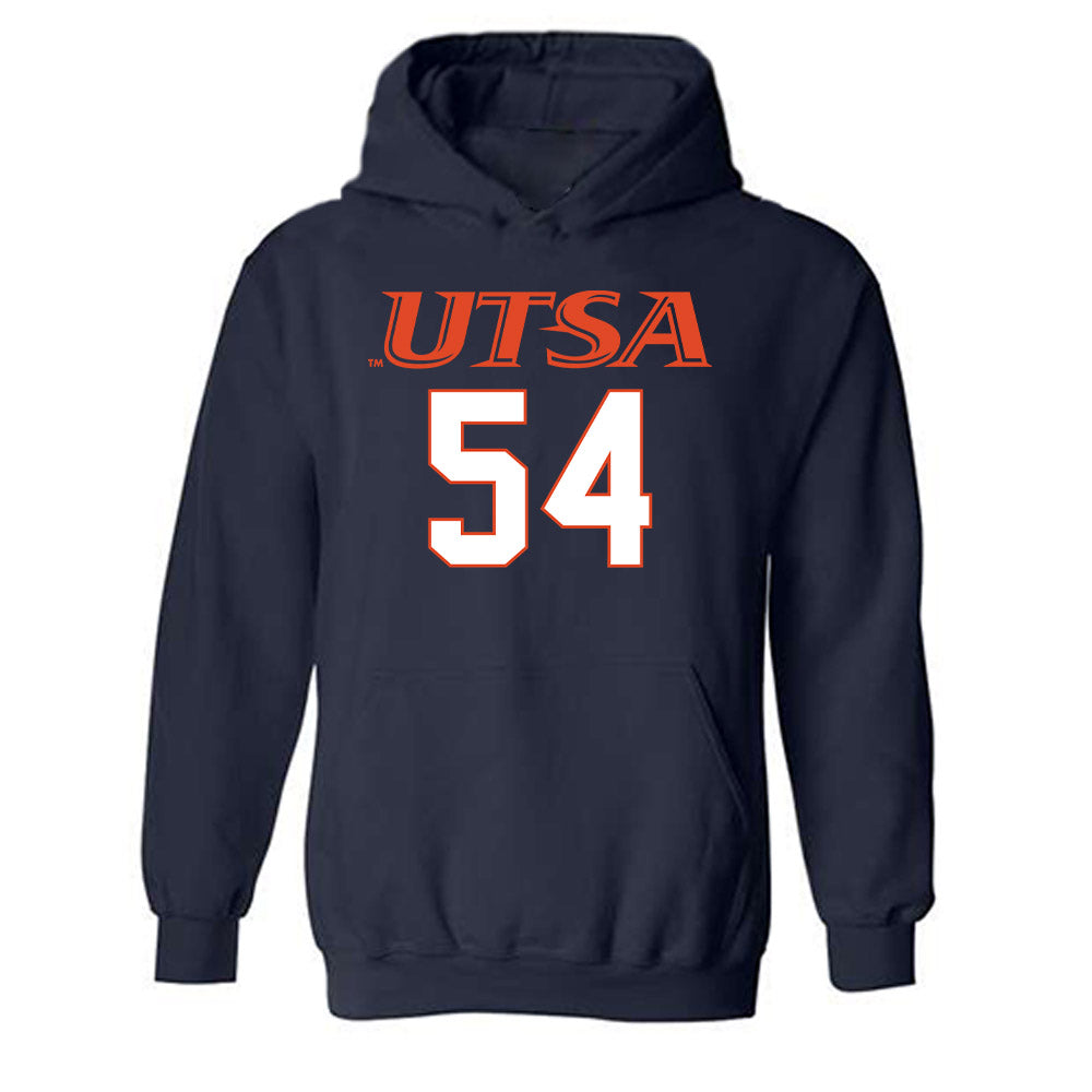 UTSA - NCAA Football : Caleb Hernandez Shersey Hooded Sweatshirt