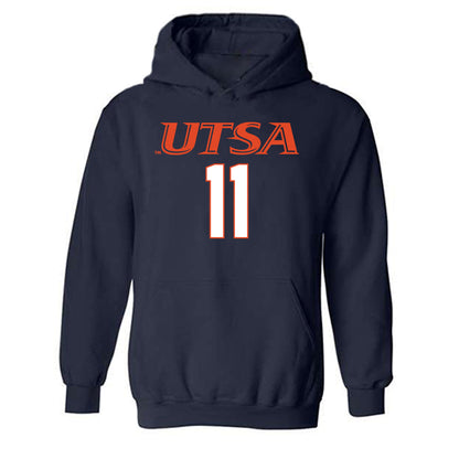 UTSA - NCAA Football : Zah Frazier Shersey Hooded Sweatshirt