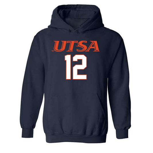 UTSA - NCAA Football : Eddie Marburger Shersey Hooded Sweatshirt