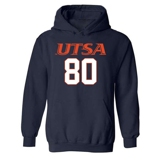 UTSA - NCAA Football : Dan Dishman Shersey Hooded Sweatshirt