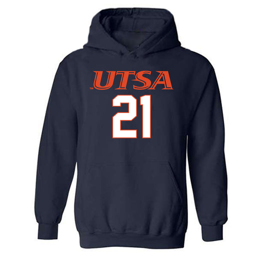 UTSA - NCAA Football : Justin Rodriguez Shersey Hooded Sweatshirt