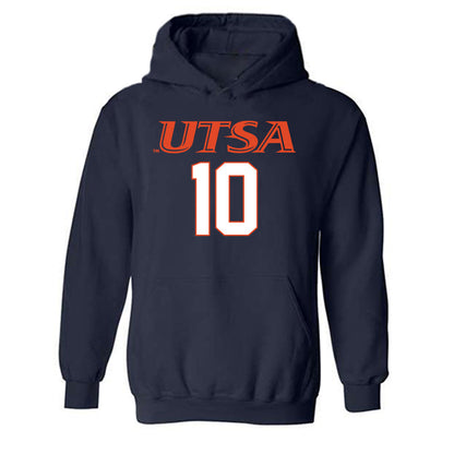 UTSA - NCAA Football : Diego Tello Shersey Hooded Sweatshirt