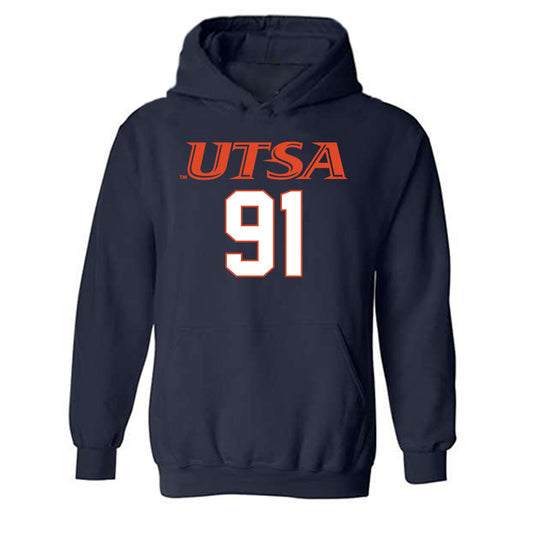 UTSA - NCAA Football : Ethan Laing Shersey Hooded Sweatshirt