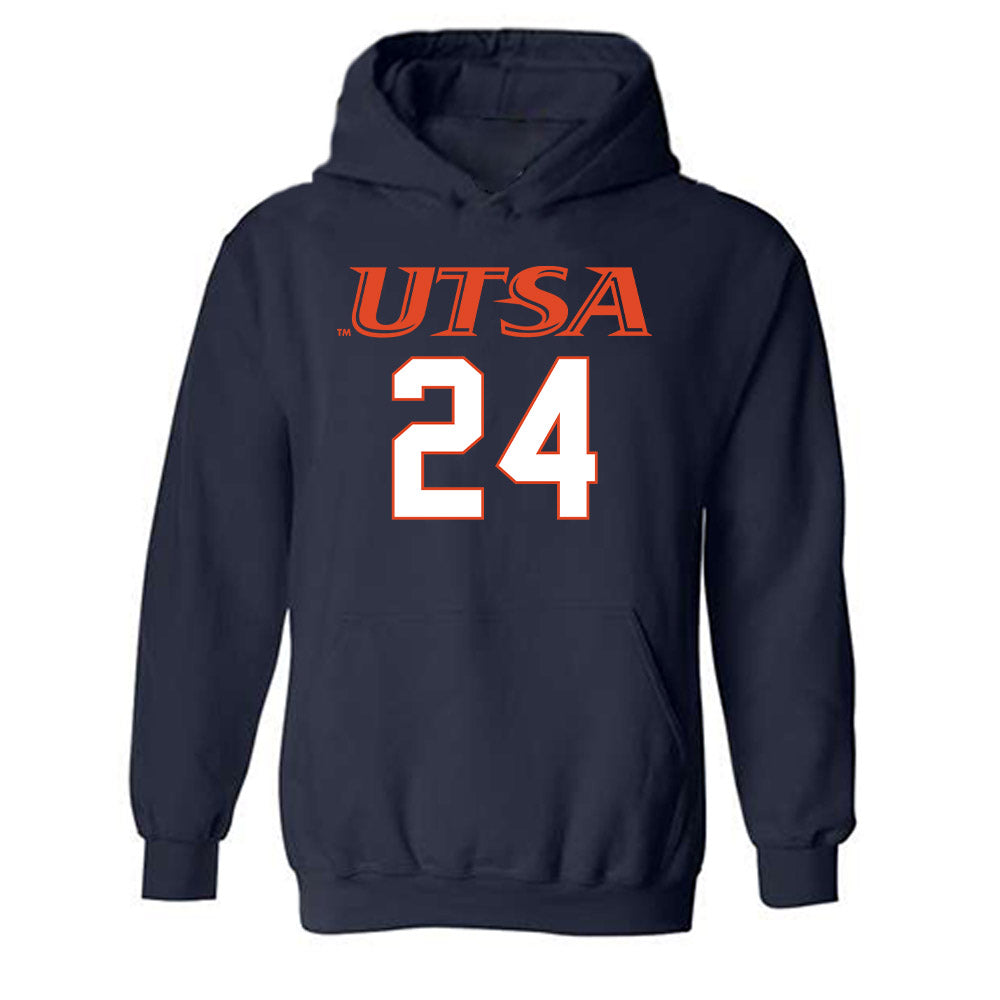 UTSA - NCAA Football : Jalen Rainey Shersey Hooded Sweatshirt